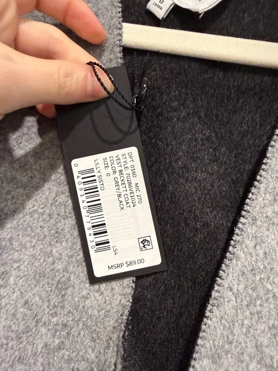 Lilly sisto x Giannibini NWT reversible Beckett coat - Picture 3 of 6